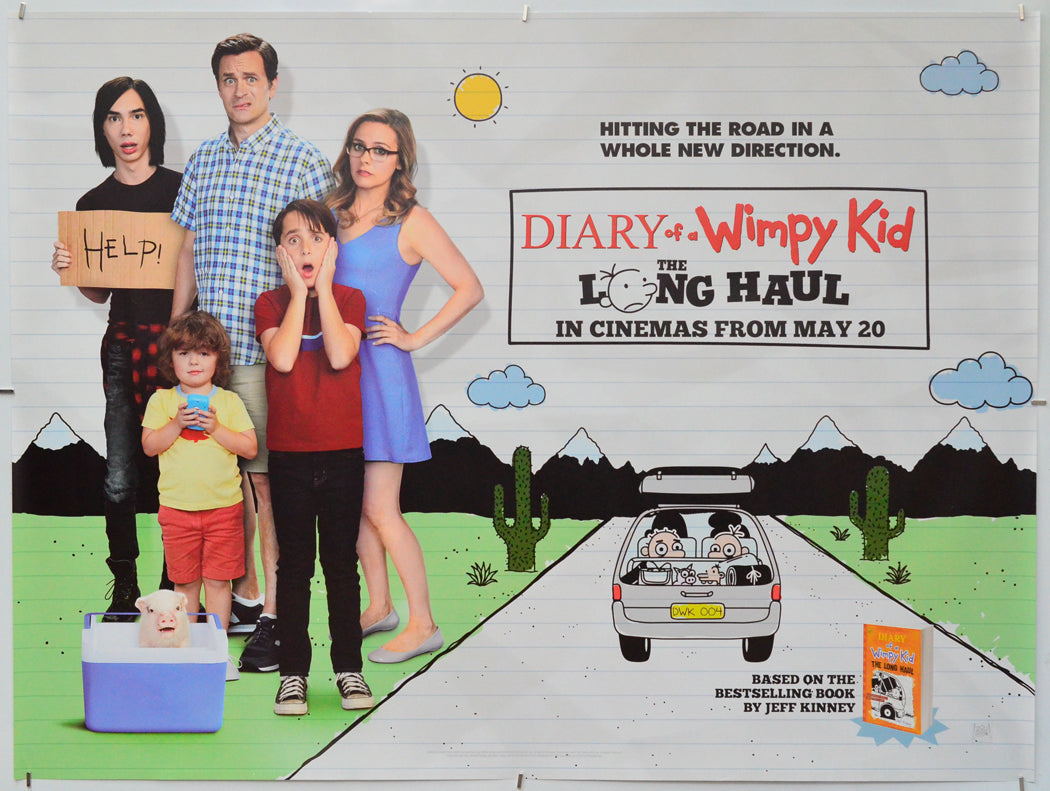 Diary Of A Wimpy Kid: The Long Haul - Original Quad Poster - Film Poster - Movie Poster