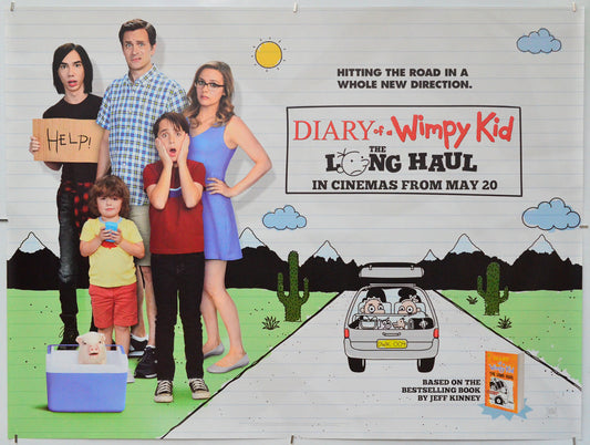 Diary Of A Wimpy Kid: The Long Haul - Original Quad Poster - Film Poster - Movie Poster