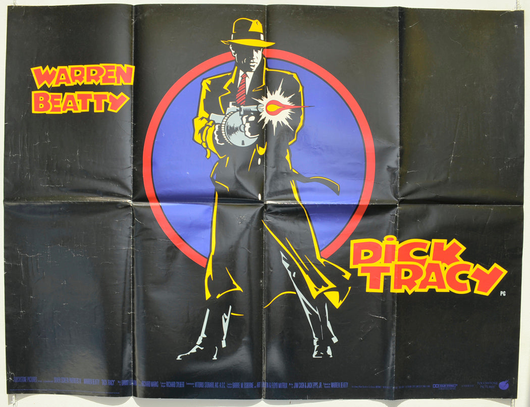 Dick Tracy Original Quad Poster - Film Poster - Movie Poster  