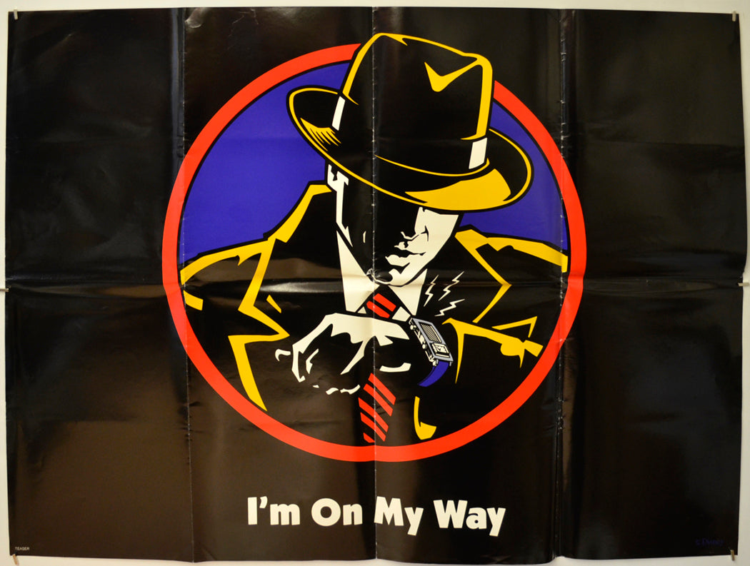 Dick Tracy  (Teaser / Advance Version 2) Original Quad Poster - Film Poster - Movie Poster