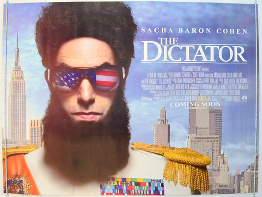 The Dictator Original British Quad Poster - Film Poster - Movie Poster 