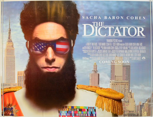 The Dictator Original Quad Poster - Film Poster - Movie Poster  