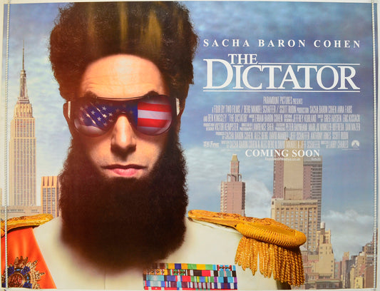 The Dictator Original Quad Poster - Film Poster - Movie Poster  
