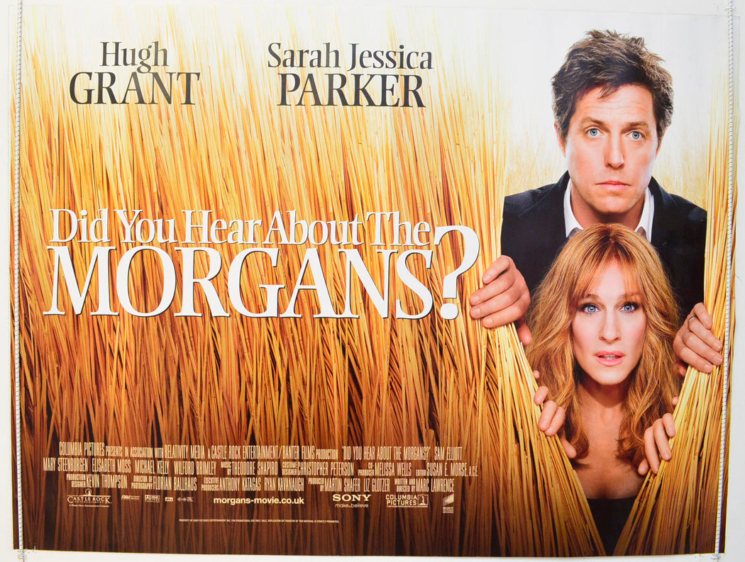 Did You Hear About The Morgans? Original British Quad Poster - Film Poster - Movie Poster 