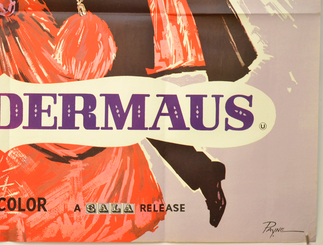 DIE FLEDERMAUS (Bottom Right) Cinema Quad Movie Poster 