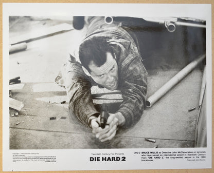 DIE HARD 2 (Still 5) Cinema Black and White Press Stills 