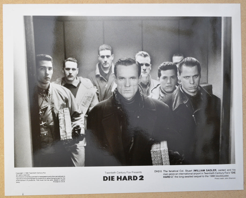 DIE HARD 2 (Still 6) Cinema Black and White Press Stills 