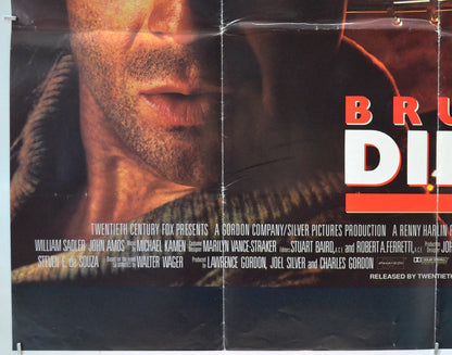 DIE HARD 2 : DIE HARDER (Bottom Left) Cinema Quad Movie Poster 