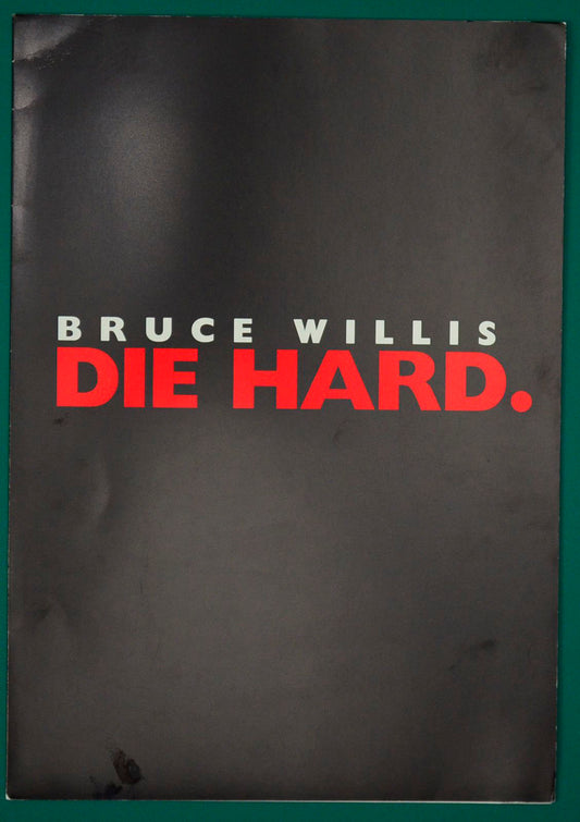 Die Hard    Original Cinema Exhibitors Synopsis / Credits Booklet    