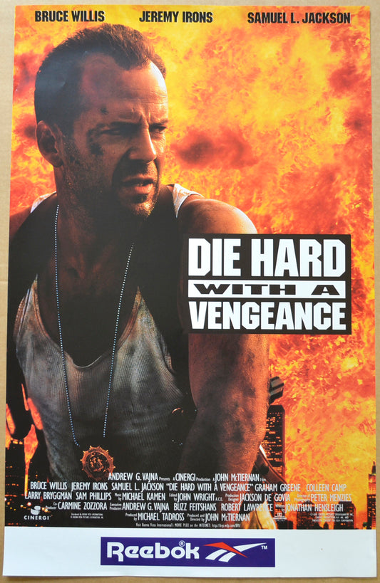 Die Hard With A Vengeance  Original Belgian Poster - Film Poster - Movie Poster