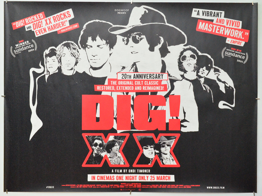 Dig! XX - Original Quad Poster - Film Poster - Movie Poster