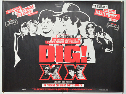 Dig! XX - Original Quad Poster - Film Poster - Movie Poster