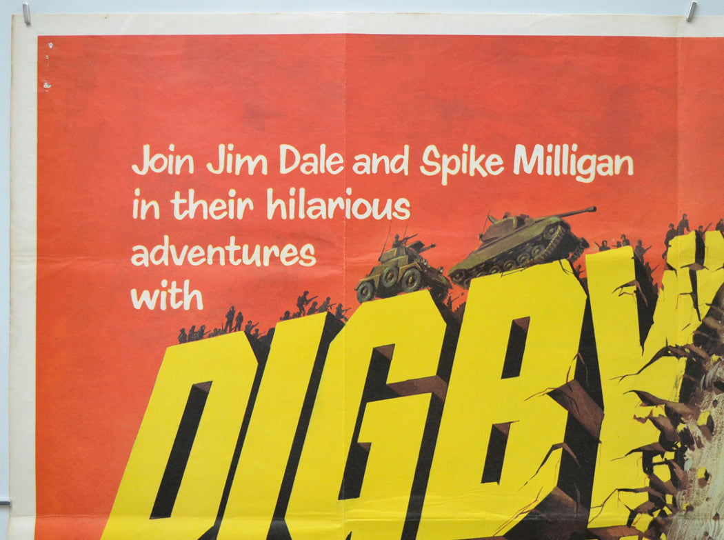 DIGBY - THE BIGGEST DOG IN THE WORLD (Top Left) Cinema Quad Movie Poster 