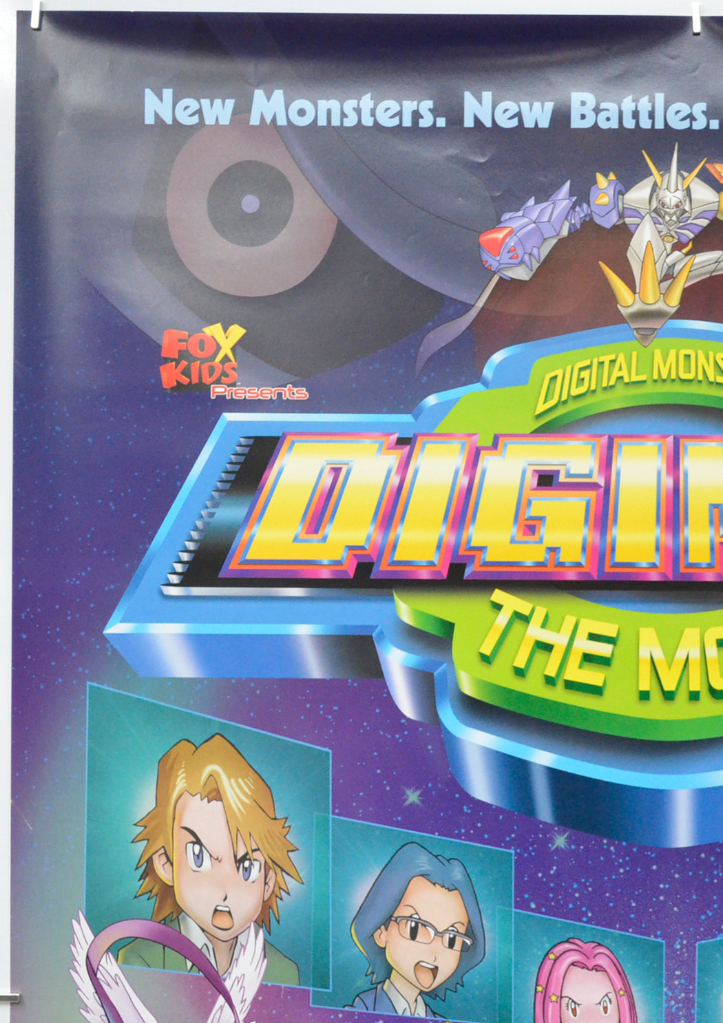 DIGIMON : THE MOVIE (Top Left) Cinema One Sheet Movie Poster 