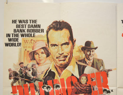 DILLINGER / SLAUGHTER’S BIG RIP OFF (Top Left) Cinema Quad Movie Poster 