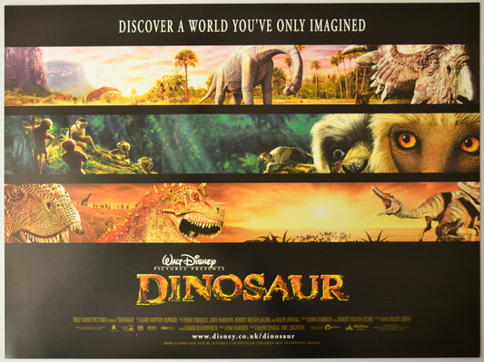 Dinosaur Original Mini Quad Poster - Film Poster - Movie Poster