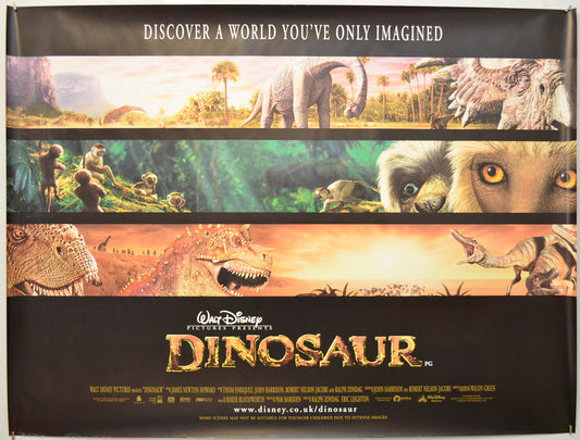 Dinosaur Original Quad Poster - Film Poster - Movie Poster