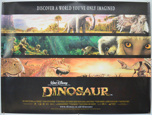 Dinosaur Original Quad Poster - Film Poster - Movie Poster