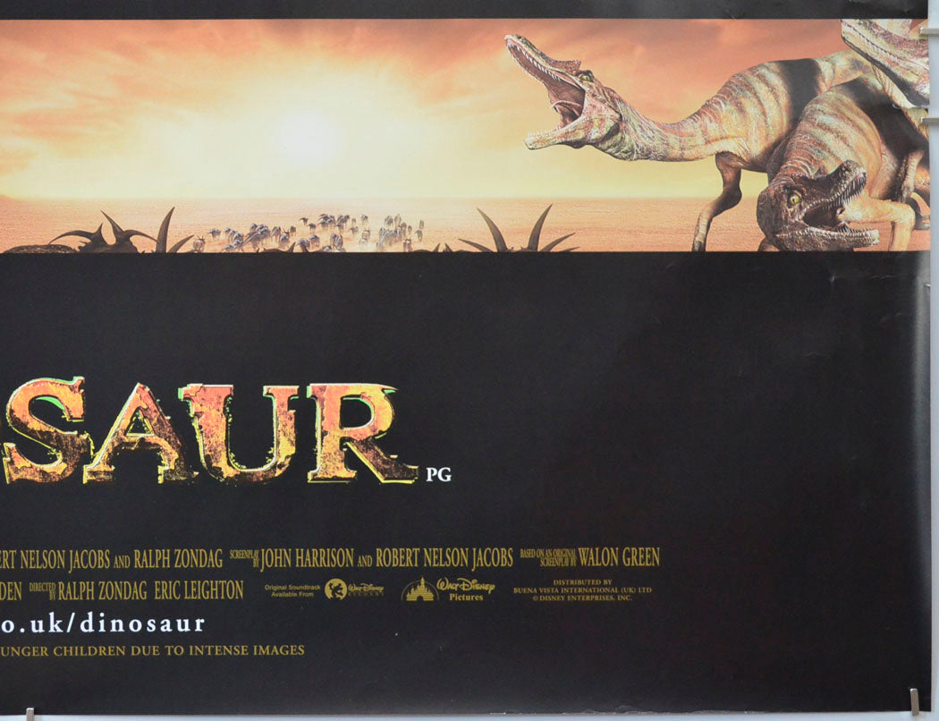 DINOSAUR (Bottom Right) Cinema Quad Movie Poster 