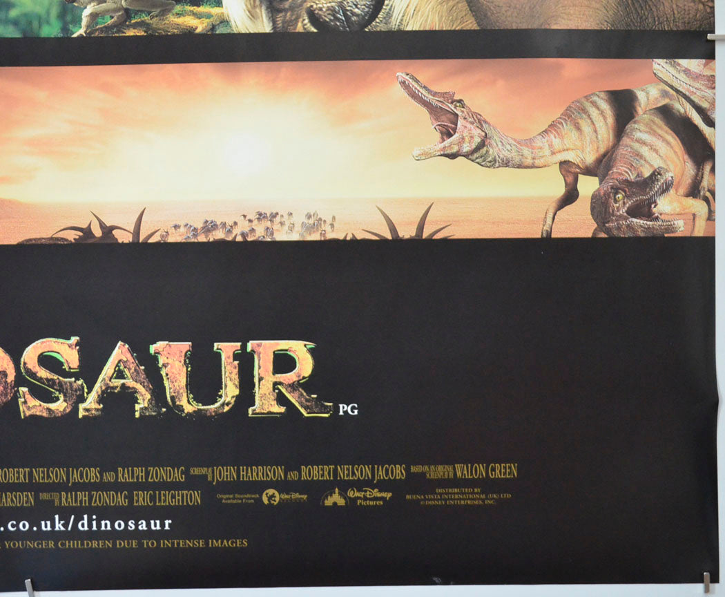 DINOSAUR (Bottom Right) Cinema Quad Movie Poster 