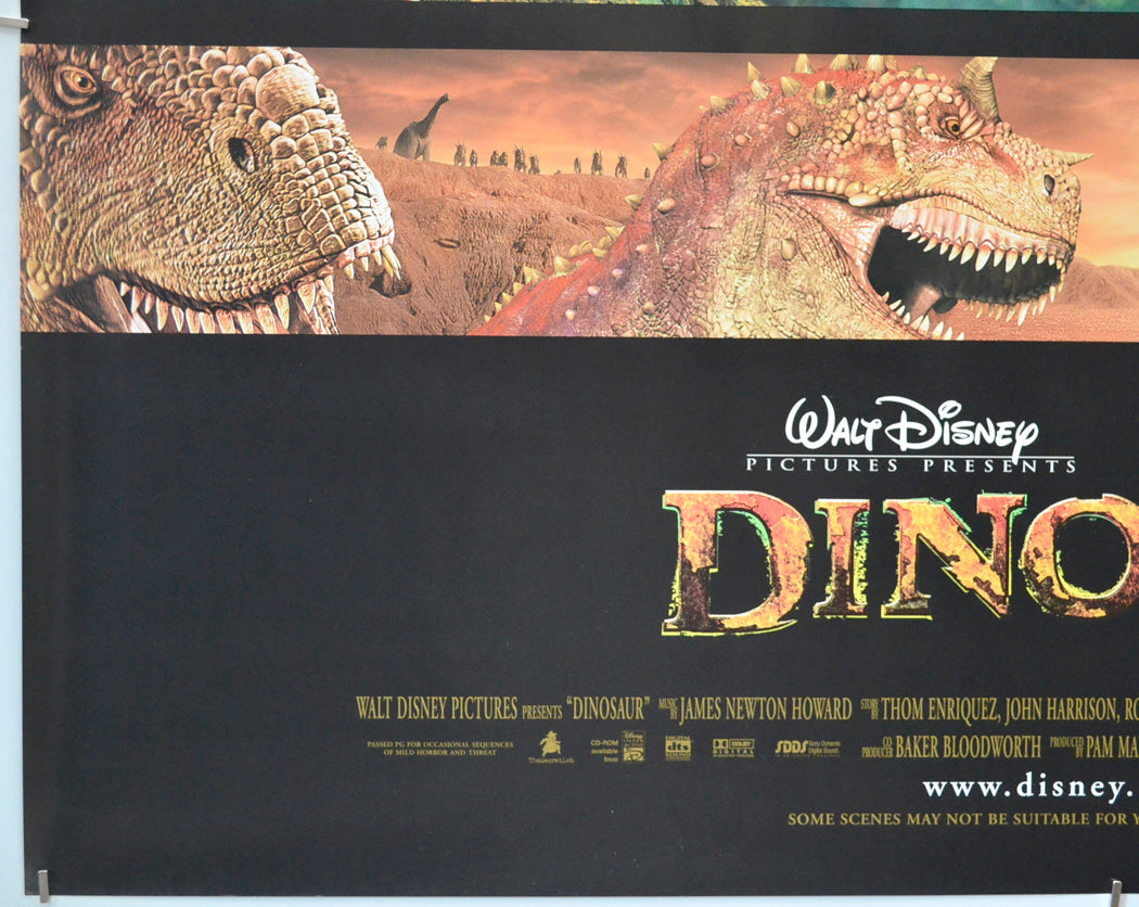 DINOSAUR (Bottom Left) Cinema Quad Movie Poster 