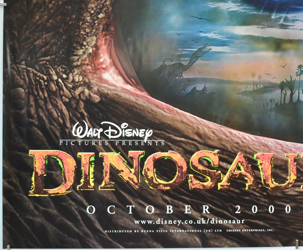 DINOSAUR (Bottom Left) Cinema Quad Movie Poster 