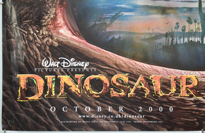 DINOSAUR (Bottom Left) Cinema Quad Movie Poster 