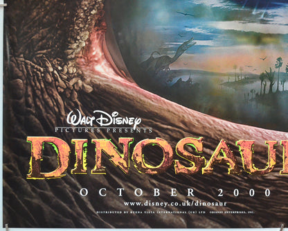 DINOSAUR (Bottom Left) Cinema Quad Movie Poster 