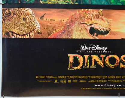 Dinosaur (Bottom Left) Cinema Quad Movie Poster 