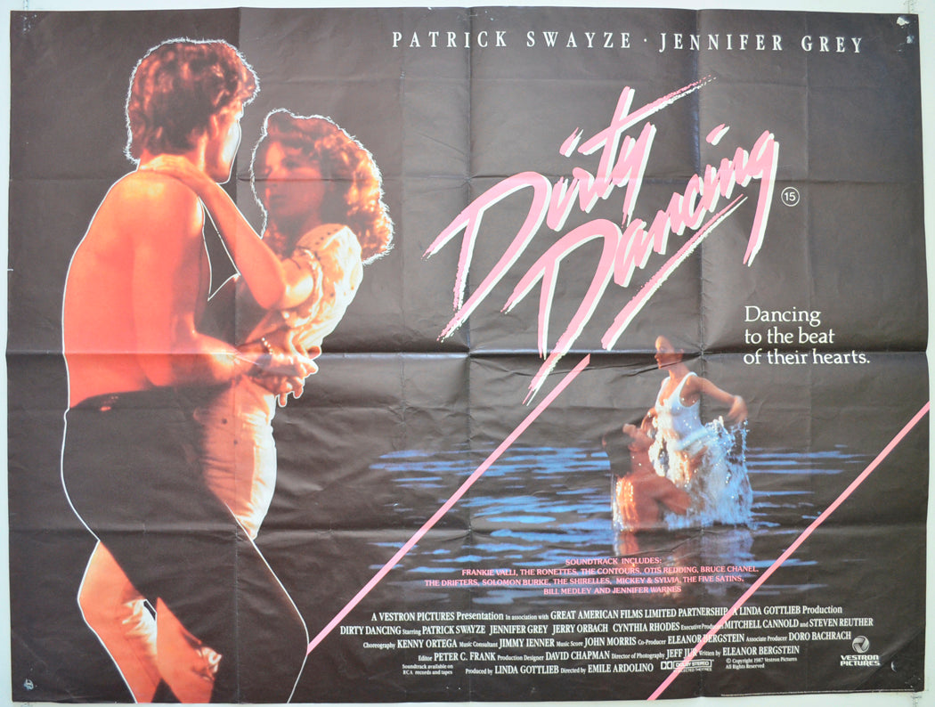 Dirty Dancing  Original British Quad Poster - Film Poster - Movie Poster 