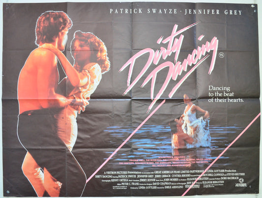 Dirty Dancing  Original British Quad Poster - Film Poster - Movie Poster 