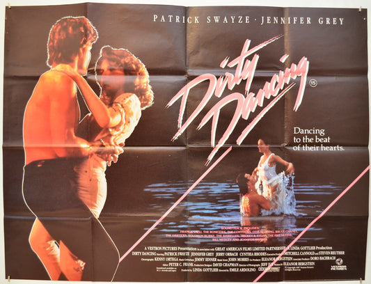 Dirty Dancing Original Quad Poster - Film Poster - Movie Poster  