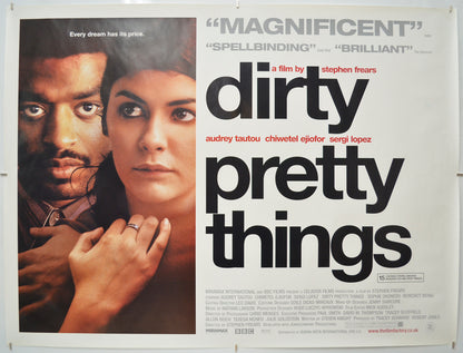 Dirty Pretty Things Original Quad Poster - Film Poster - Movie Poster