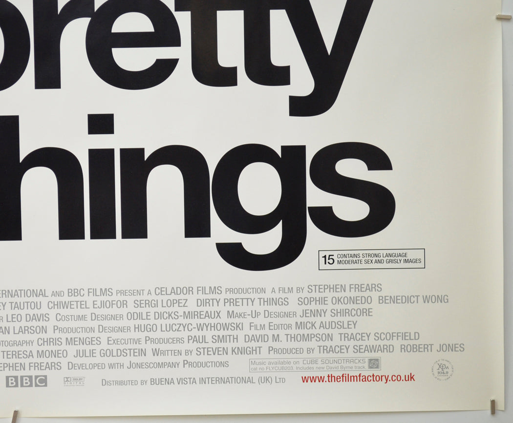 DIRTY PRETTY THINGS (Bottom Right) Cinema Quad Movie Poster 