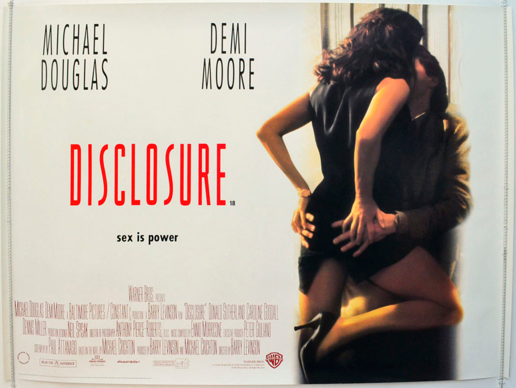 Disclosure Original British Quad Poster - Film Poster - Movie Poster 