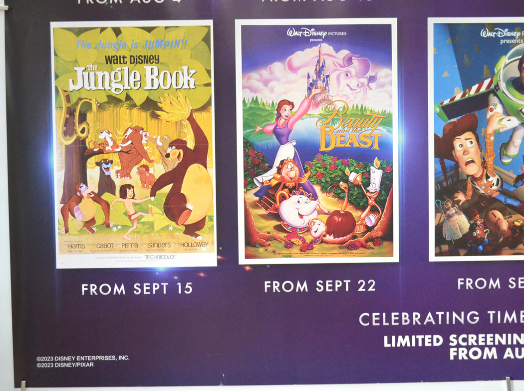 DISNEY 100 (Bottom Left) Cinema Quad Movie Poster 