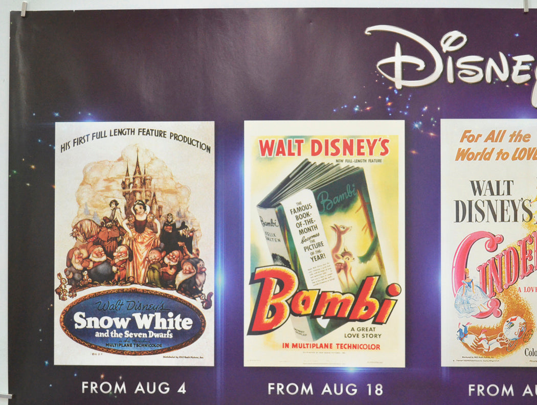 DISNEY 100 (Top Left) Cinema Quad Movie Poster 