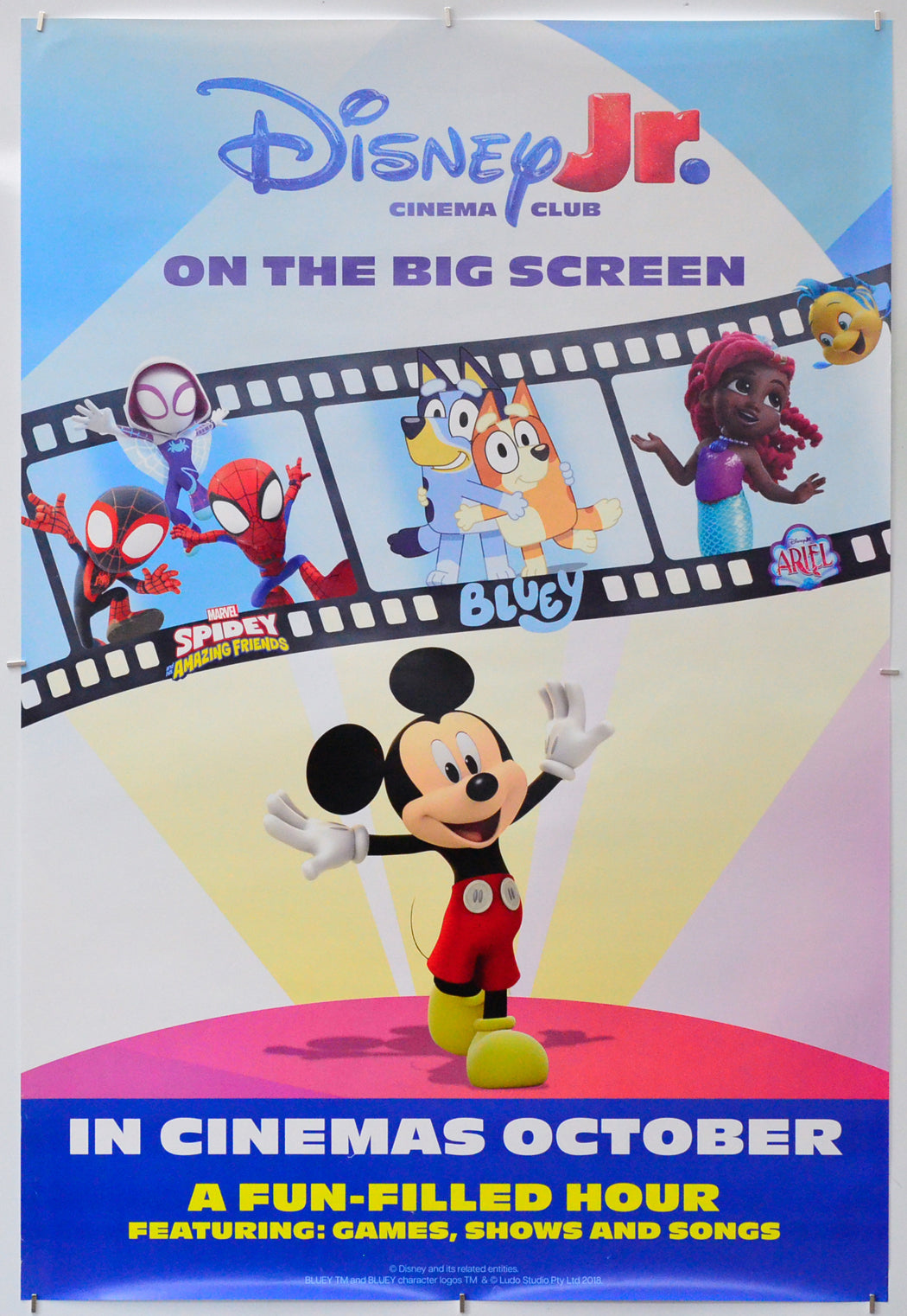 Disney Junior Cinema Club 2024 - Original One Sheet Poster - Film Poster - Movie Poster 