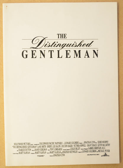 DISTINGUISHED GENTLEMAN Original Cinema Press Kit – Production Info 