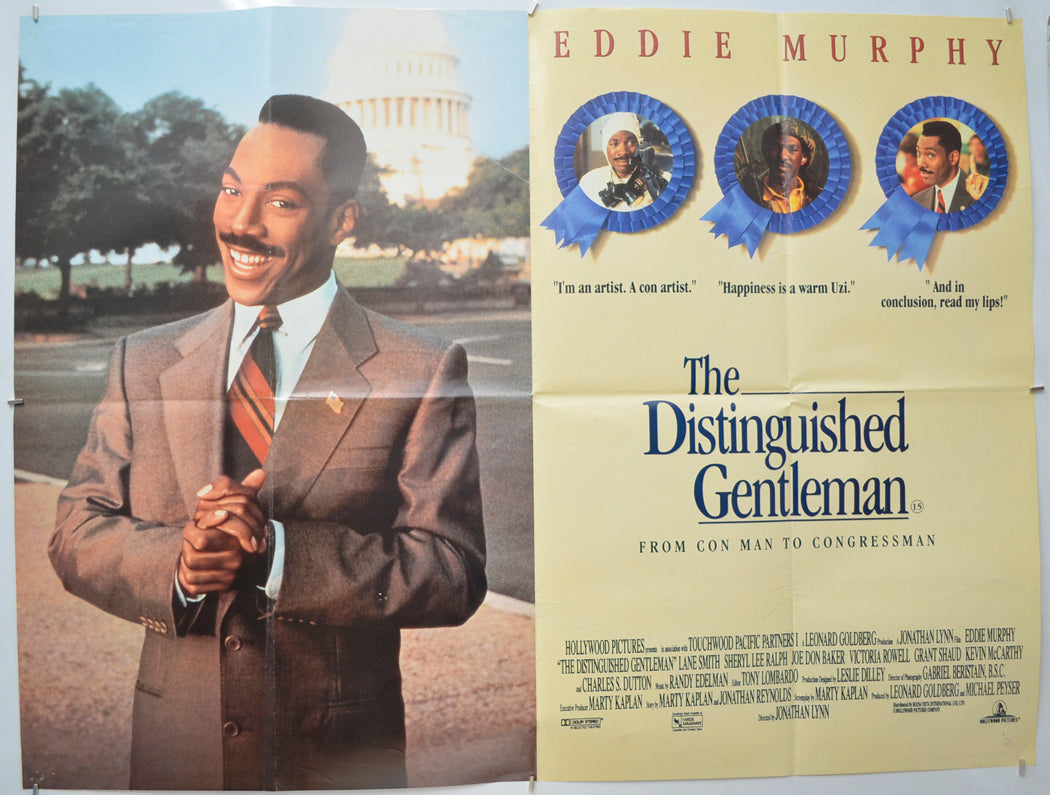 The Distinguished Gentleman (a.k.a. The Distinguished Gentleman The Menace)  Original Quad Poster - Film Poster - Movie Poster