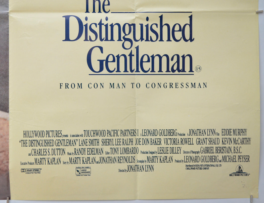 THE DISTINGUISHED GENTLEMAN (Bottom Right) Cinema Quad Movie Poster 