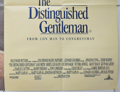 THE DISTINGUISHED GENTLEMAN (Bottom Right) Cinema Quad Movie Poster 