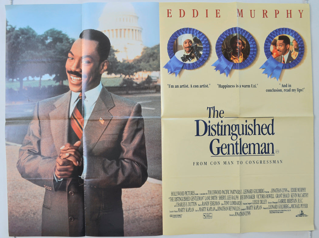 The Distinguished Gentleman   Original Quad Poster - Film Poster - Movie Poster 