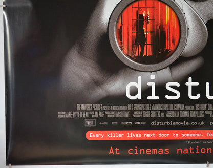 DISTURBIA (Bottom Left) Cinema Quad Movie Poster 