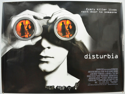 Disturbia (Teaser / Advance Version) Original Quad Poster - Film Poster - Movie Poster