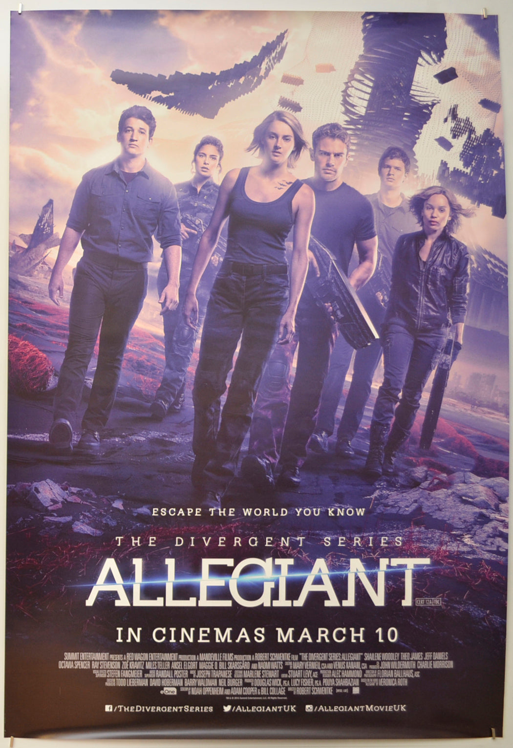 The Divergent Series: Allegiant Original One Sheet Poster - Film Poster - Movie Poster