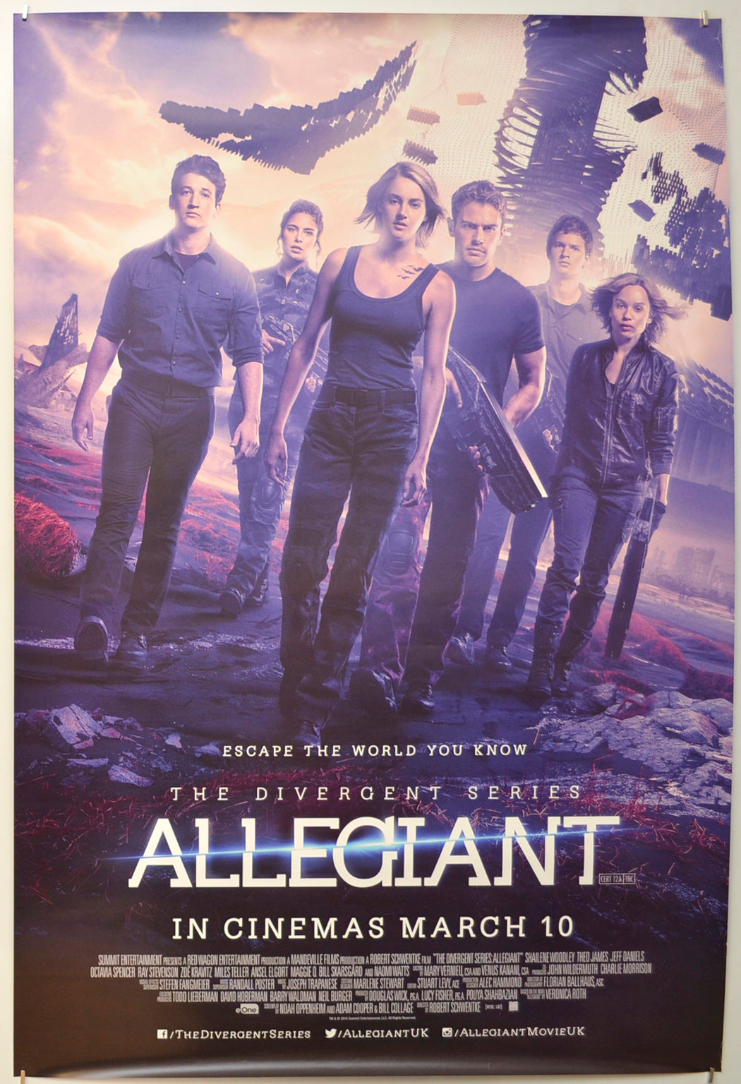 The Divergent Series: Allegiant Original One Sheet Poster - Film Poster - Movie Poster