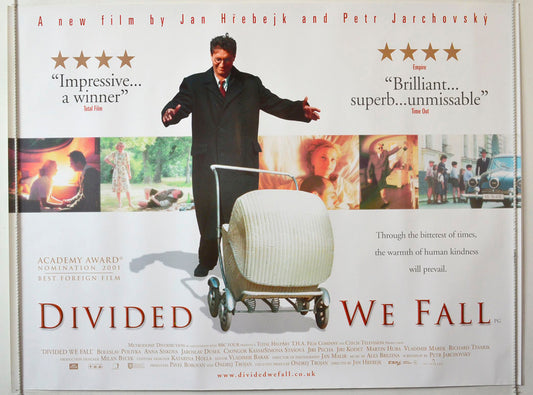 Divided We Fall  (a.k.a. Musíme si pomáhat)   Original British Quad Poster - Movie Poster