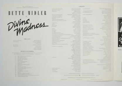 DIVINE MADNESS Cinema Exhibitors Campaign Pressbook - INSIDE 