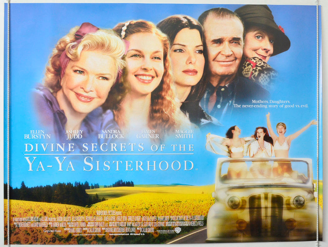 Divine Secrets Of The Ya Ya Sisterhood Original British Quad Poster - Movie Poster